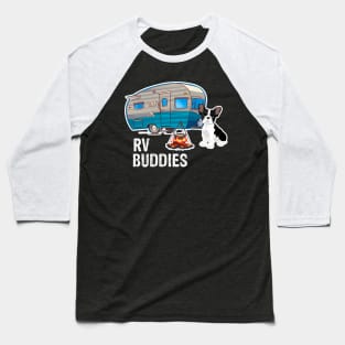 French Bulldogs Dog Rv Buddies Pet Lovers Funny Camping Camper Baseball T-Shirt